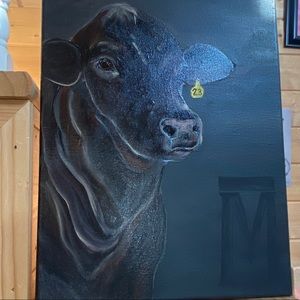RIKKISRATPACK Custom painting of bull